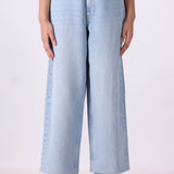 Wide Leg Folded Waist Band