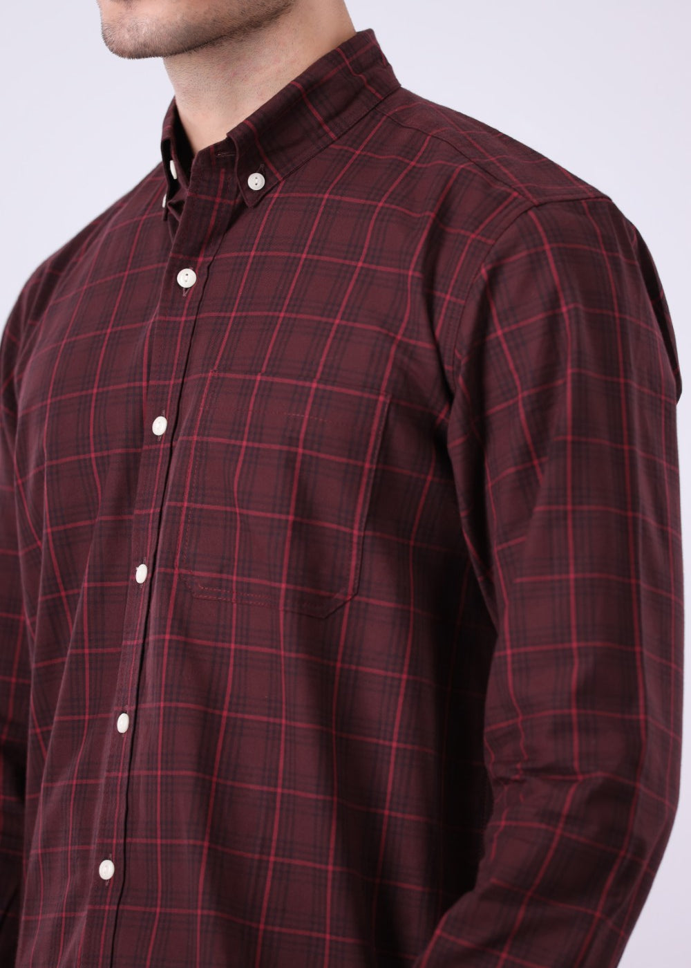 Maroon Regular Shirt