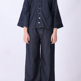 Indigo Raw Utility Shirt
