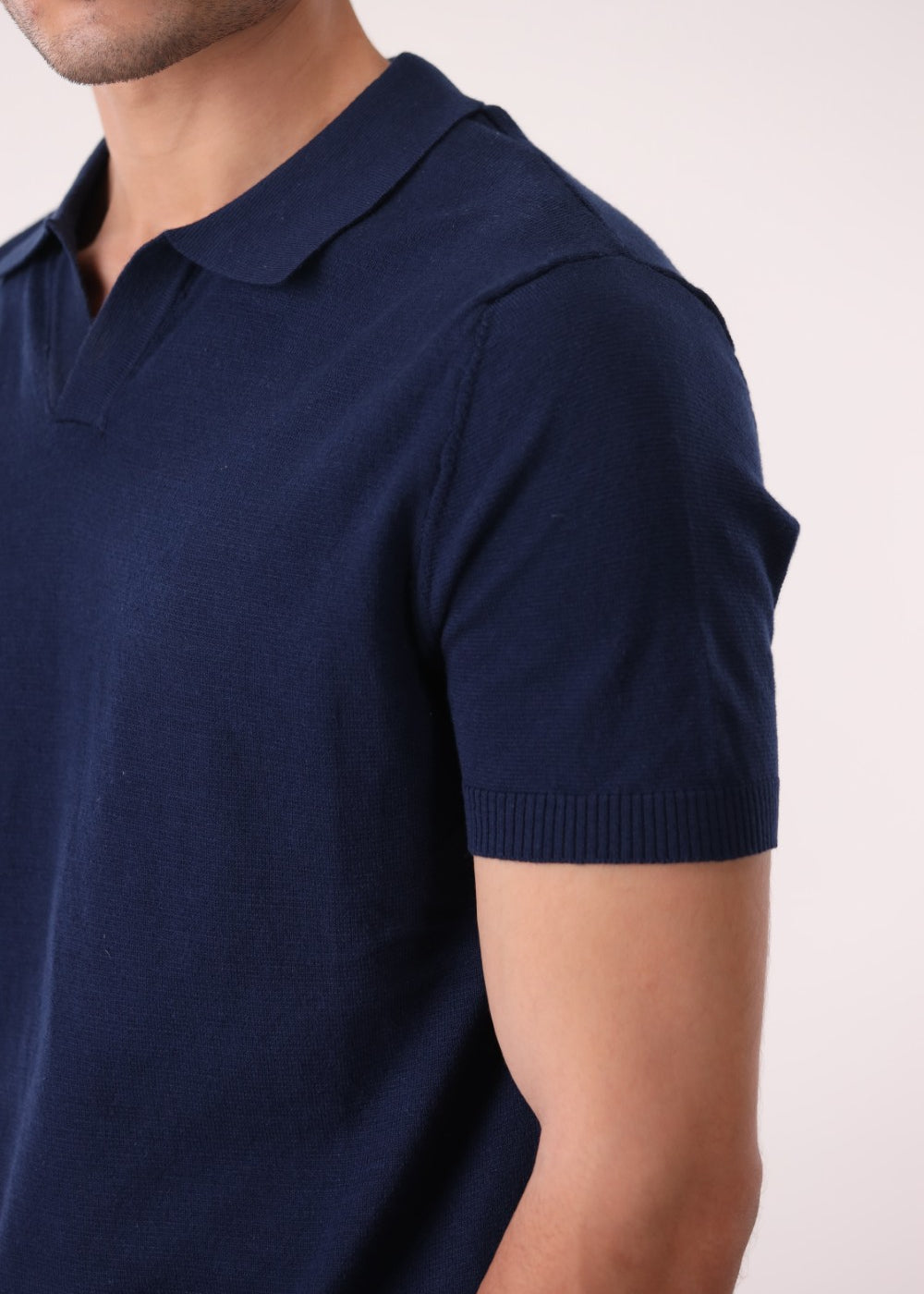 Textured Knit Polo | Relaxed Fit for Everyday Wear