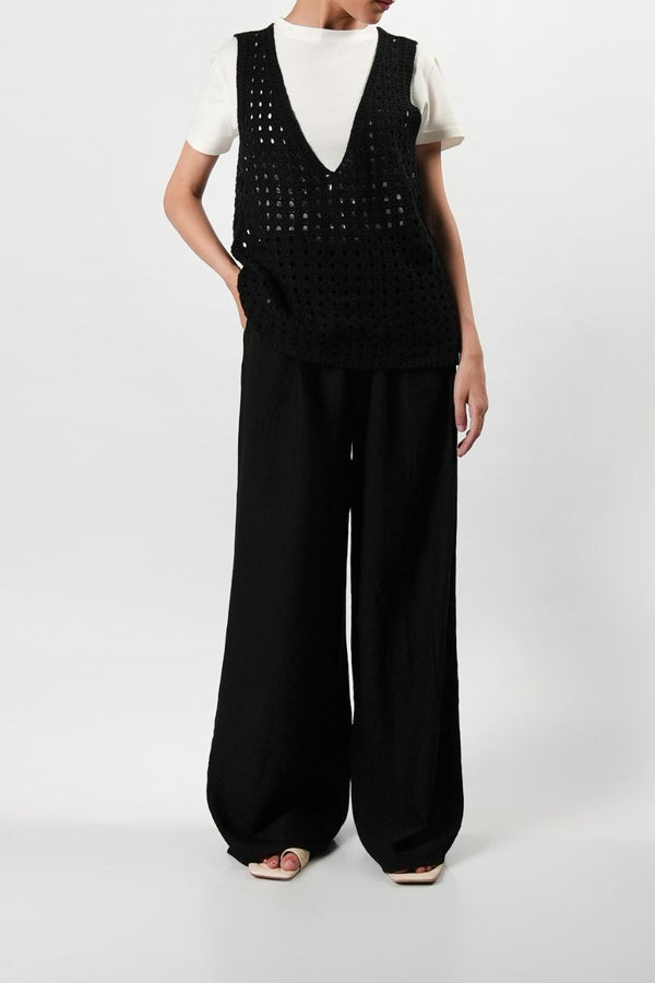 Sleeveless Crochet Top