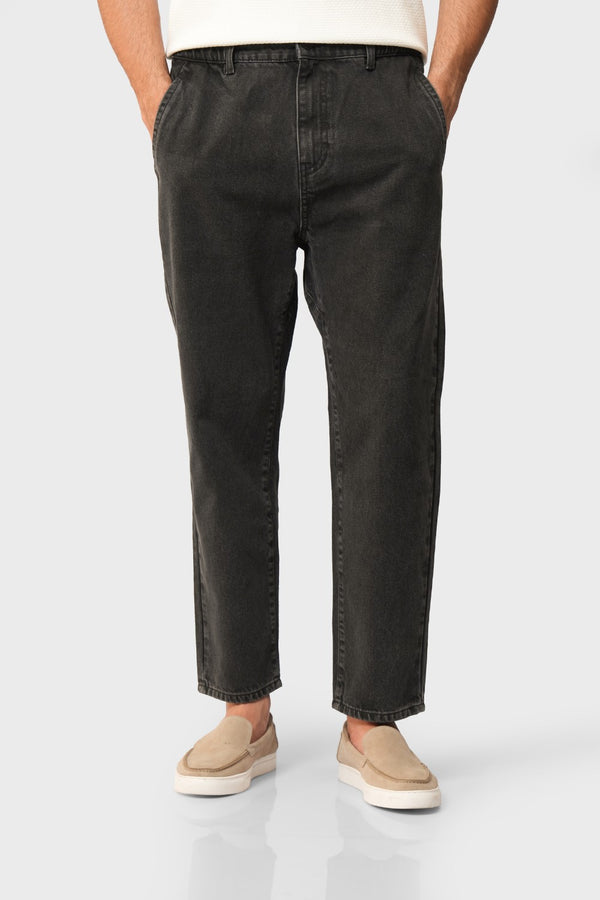 Elasticated Belt Slim Fit Jeans