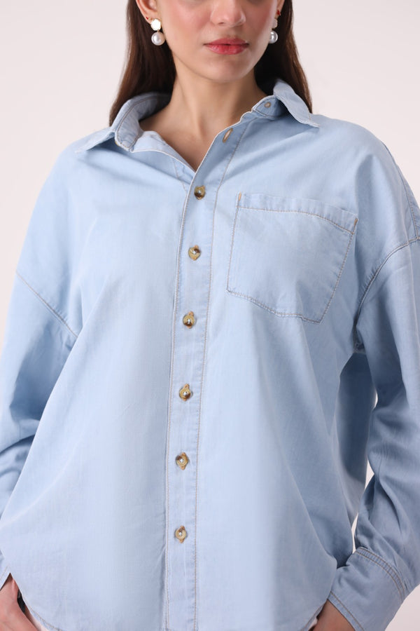 Washed Denim Shirt