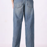 Smokey Indigo Wide-Leg Jeans