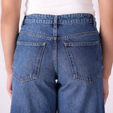 Wide-Leg Denim Jorts
