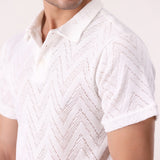Knitted Polo Shirt
