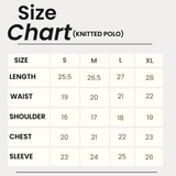 Rust Knitted Polo