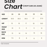 Crop Flare Leg Jeans