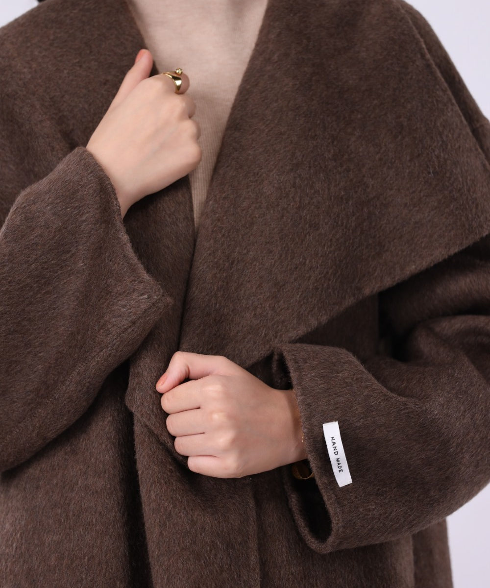 Shawl Collar Wool Coat