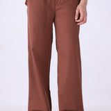 Relaxed Drawstring Linen Trousers