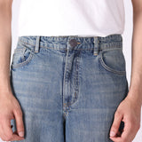 Smokey Indigo Wide-Leg Jeans