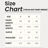 Polka Dot Shirt Dress with Easy Shape for Day Plans
