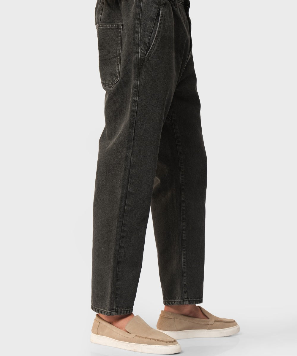 Elasticated Belt Slim Fit Jeans