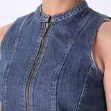 Denim Vest | Soft Cotton Fabric for All-Day Comfort