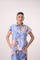 Cap Sleeved Printed Shirt