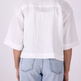 Textured Button-Down Shirt