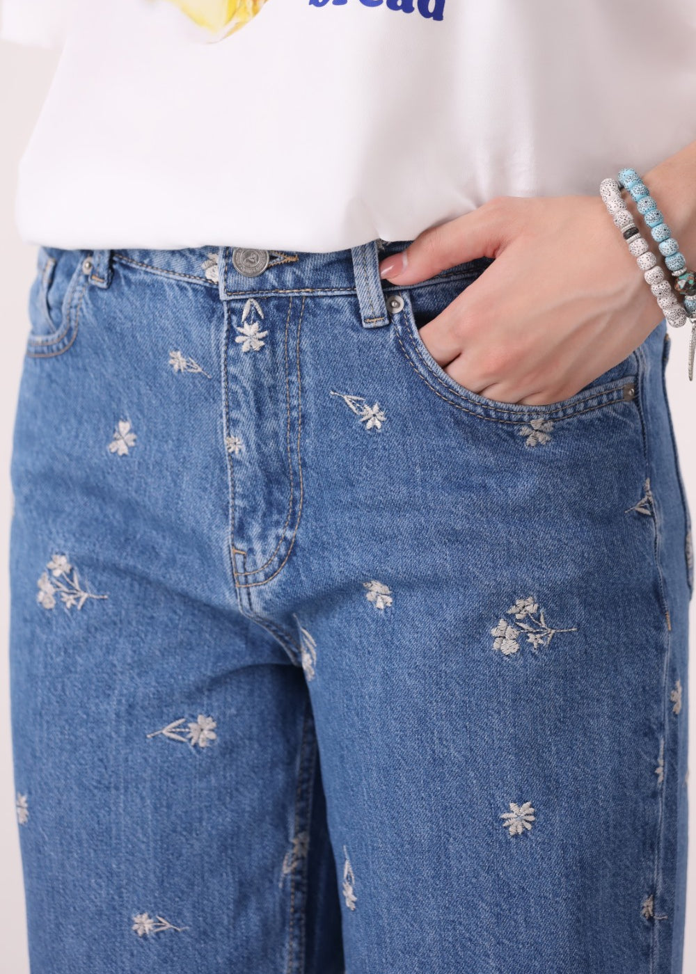 Comfort Stretch Wide Leg Jeans
