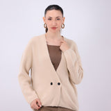DOUBLE BREASTED CARDIGAN
