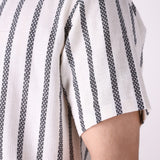 Striped Camp Collar Shirt