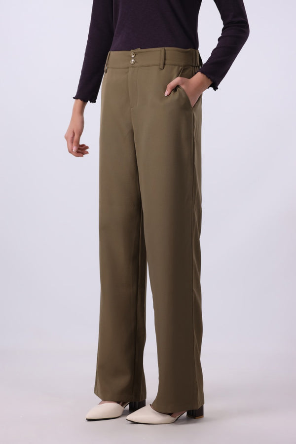 Wide-leg Trouser
