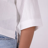 Textured Button-Down Shirt