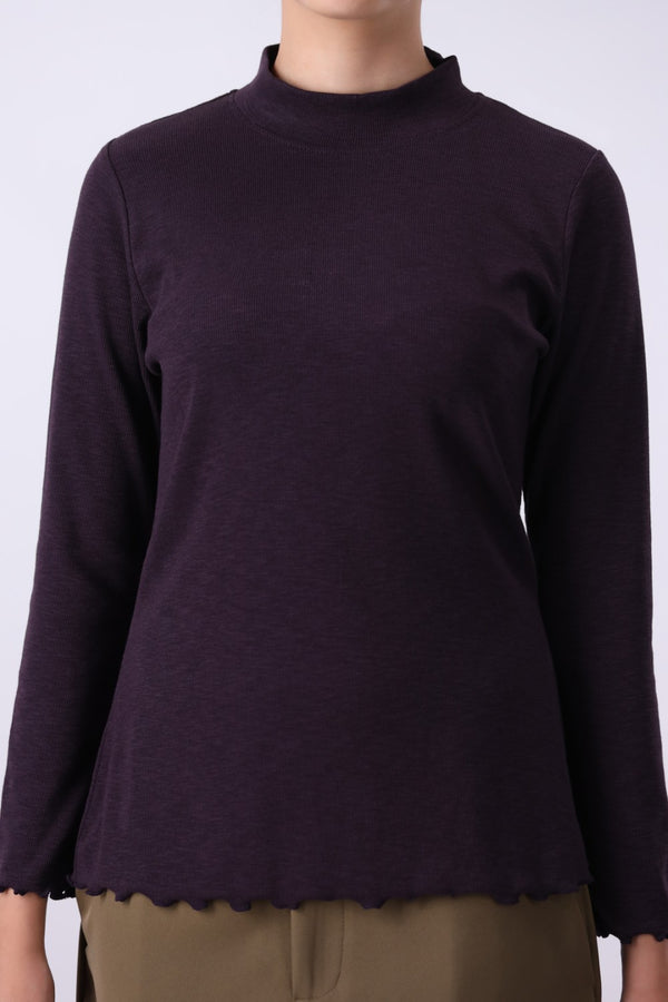 Turtleneck Stretch Top