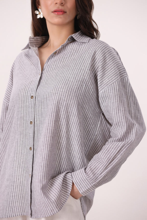 Striped Button Down Shirt