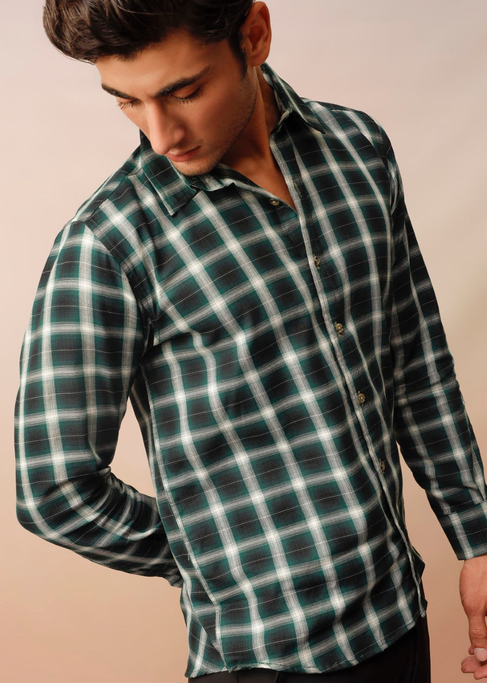 Men's Relaxed-Fit Cotton Shirt