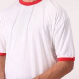 Basic Contrast Rib T-Shirt