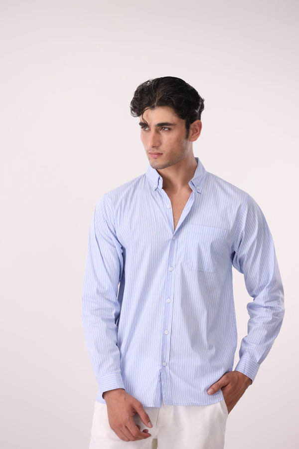 Striped Button Down Shirt