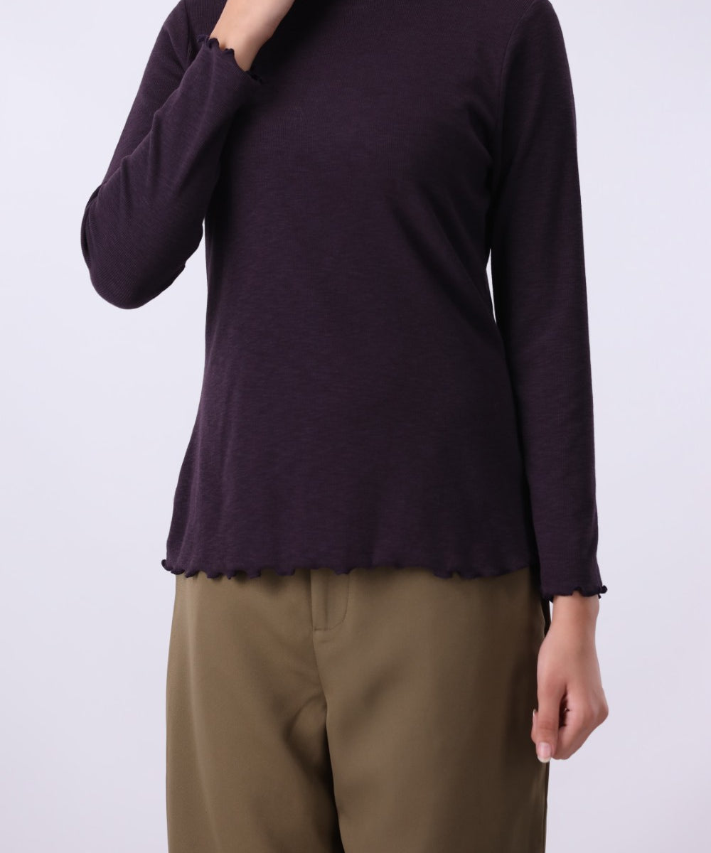 Turtleneck Stretch Top
