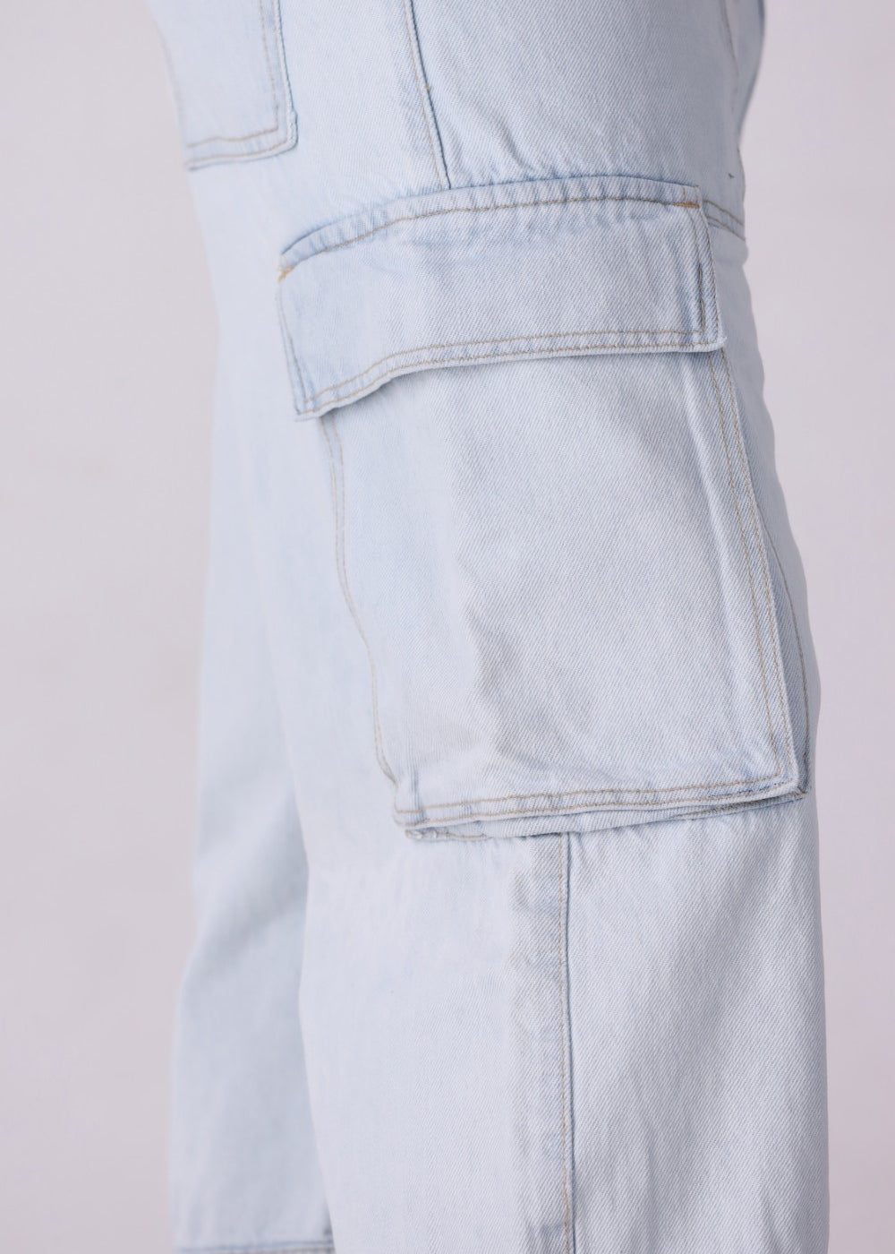 Cargo Jeans | Comfort Stretch Fabric for All-Day Wear