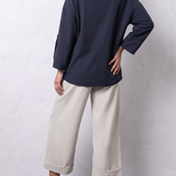 Drawstring Utility Safari Shirt