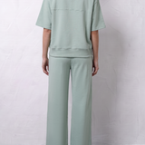 Women Knit Terry Top Cord Set