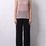 Knitted Web Sleeveless Top