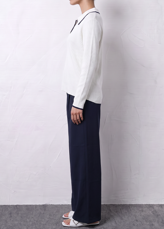 Women Knit /  Full Sleeve Polo