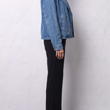 Women Woven Denim Jacket