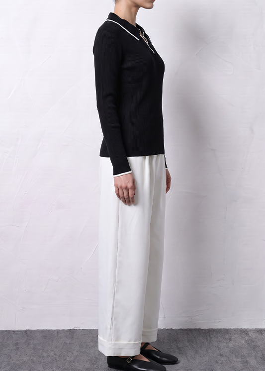 Women Knit /  Full Sleeve Polo