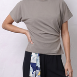 PLEATED TOP KNIT