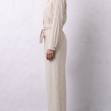 DRAWSTRING ELASTICATED TROUSERS CORD SET