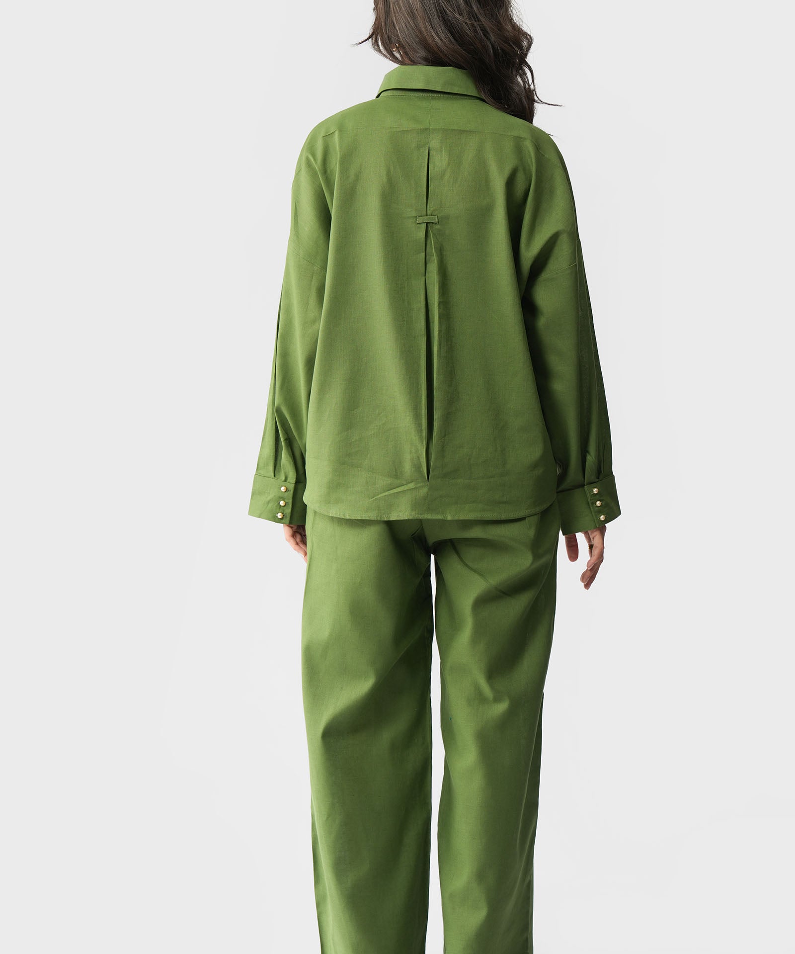 Linen Wide Leg Trousers