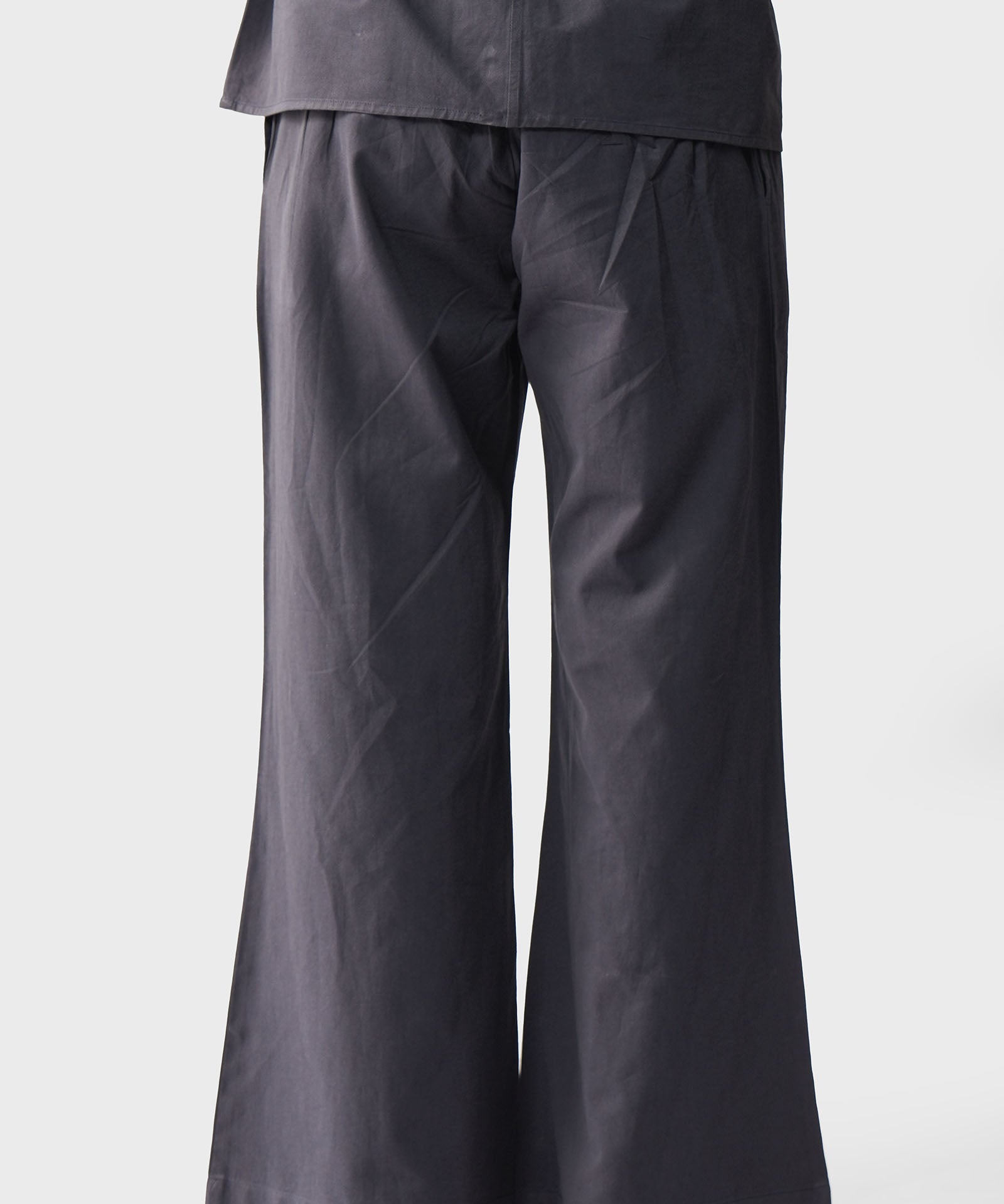 Flared Creased Pants