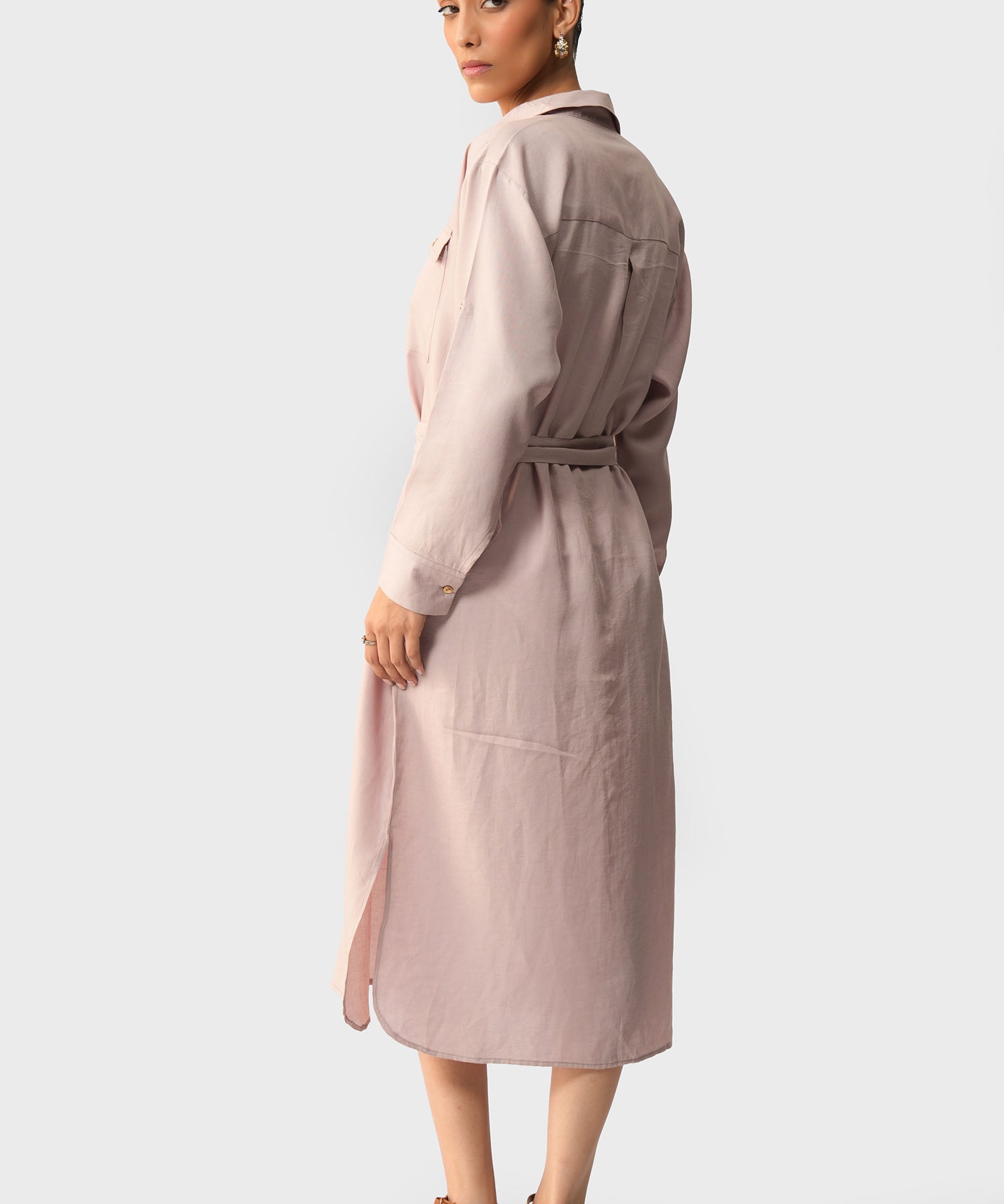 Belted Maxi Dress