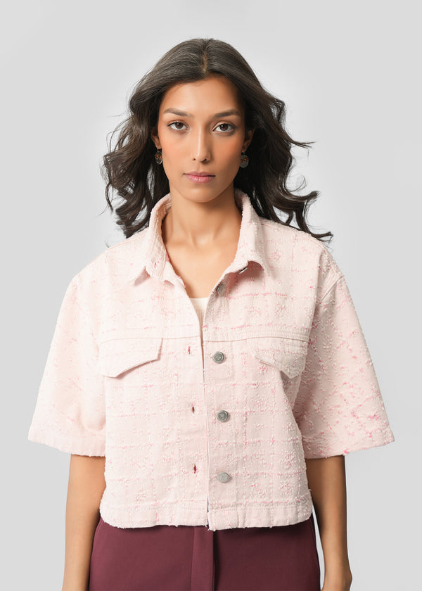 Short Denim Shirt