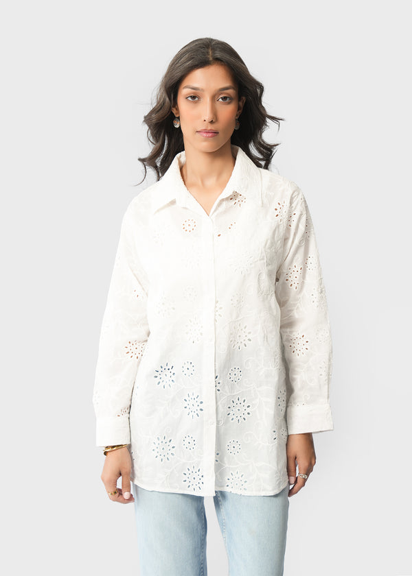 Cutwork Embroidery Shirt