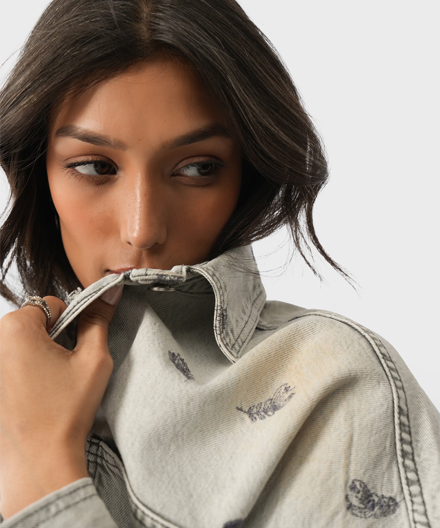 Embroidered Shacket