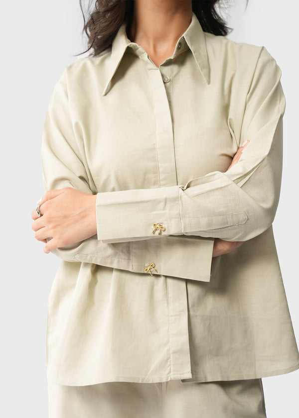 Textured Long Sleeve Shirt