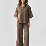 Textured Short Sleeve Shirt