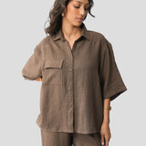 Textured Short Sleeve Shirt