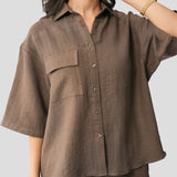 Textured Short Sleeve Shirt